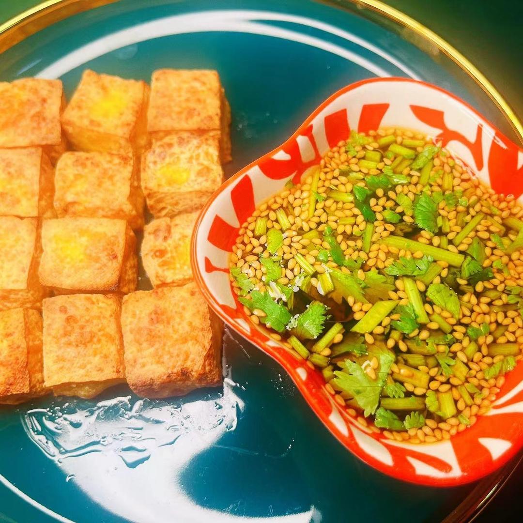 无敌好吃的低脂炸豆腐～空气炸锅版