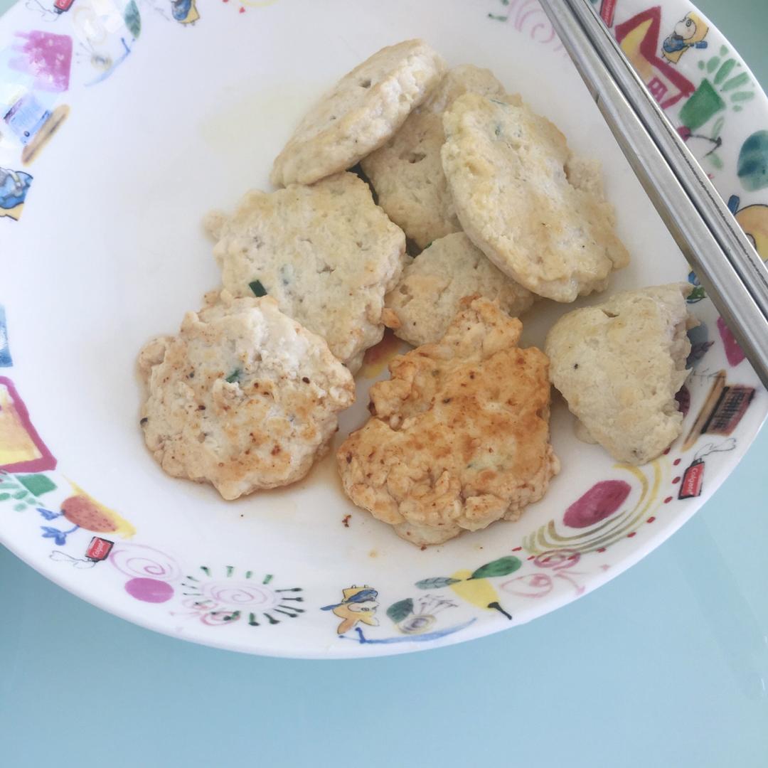软绵绵的鸡肉豆腐丸（无油）
