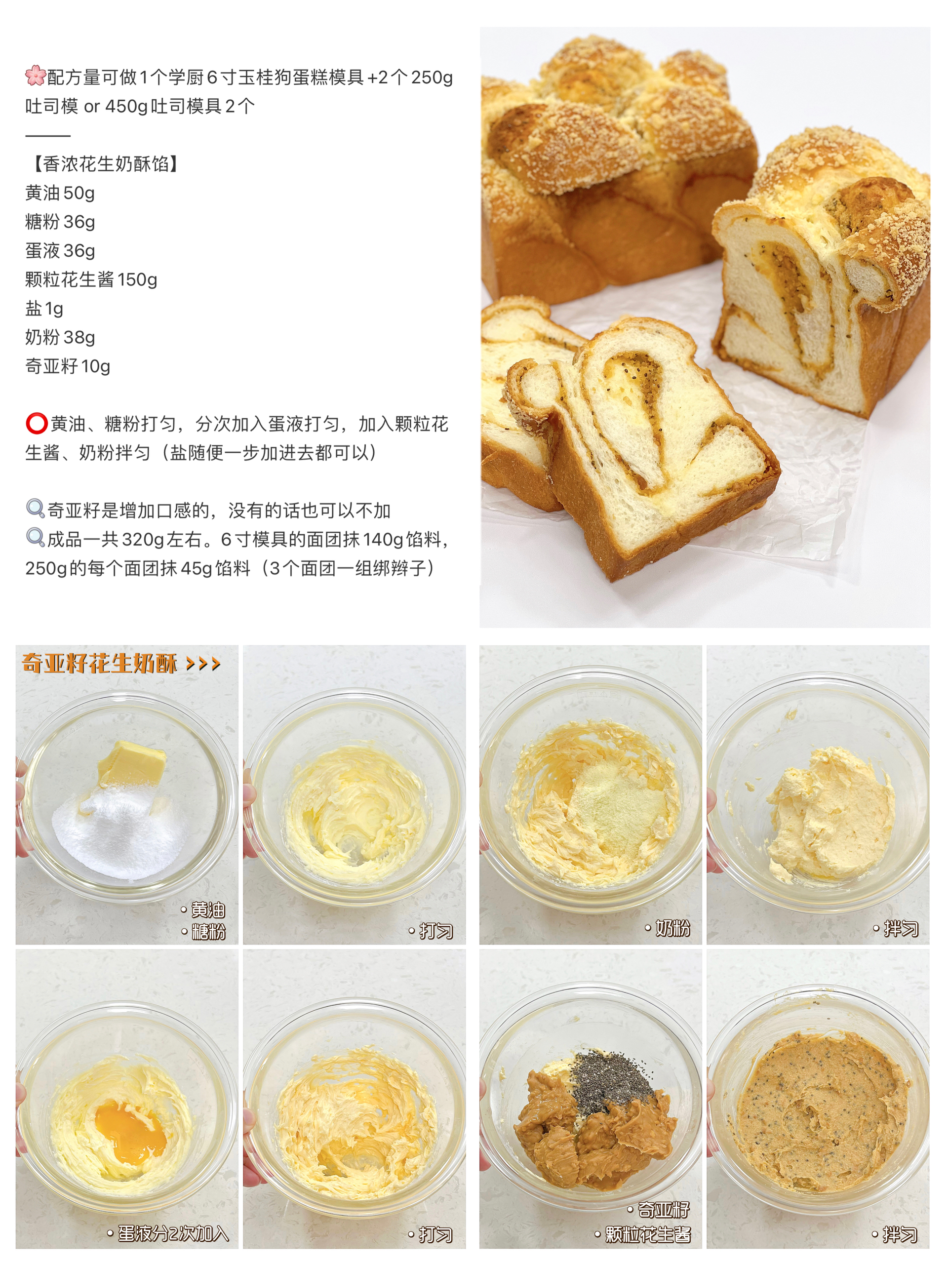 百搭面包馅料｜6种口味奶酥馅的做法 步骤6