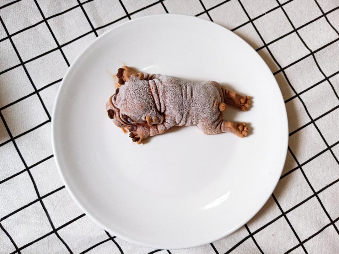 网红沙皮狗慕斯蛋糕