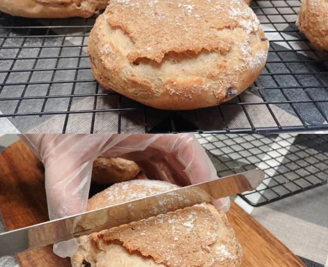 麦香浓郁的【啤酒果干软欧包】的做法