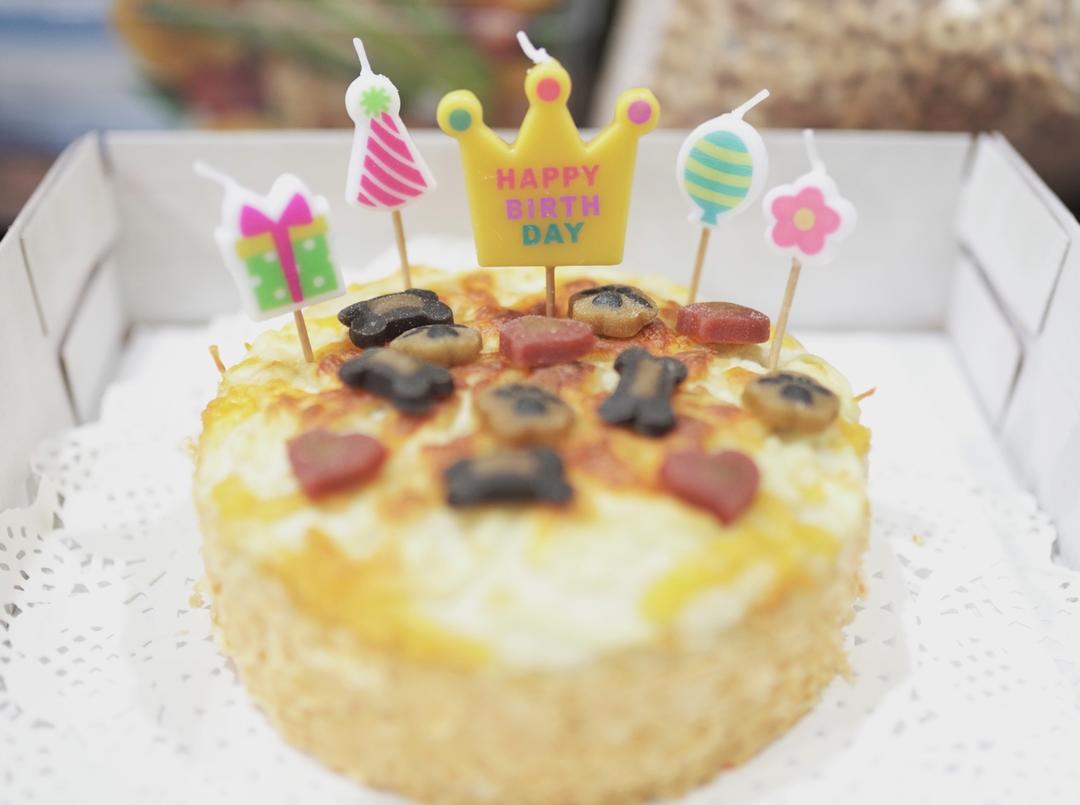 狗狗生日蛋糕（纯天然无色素无面粉）