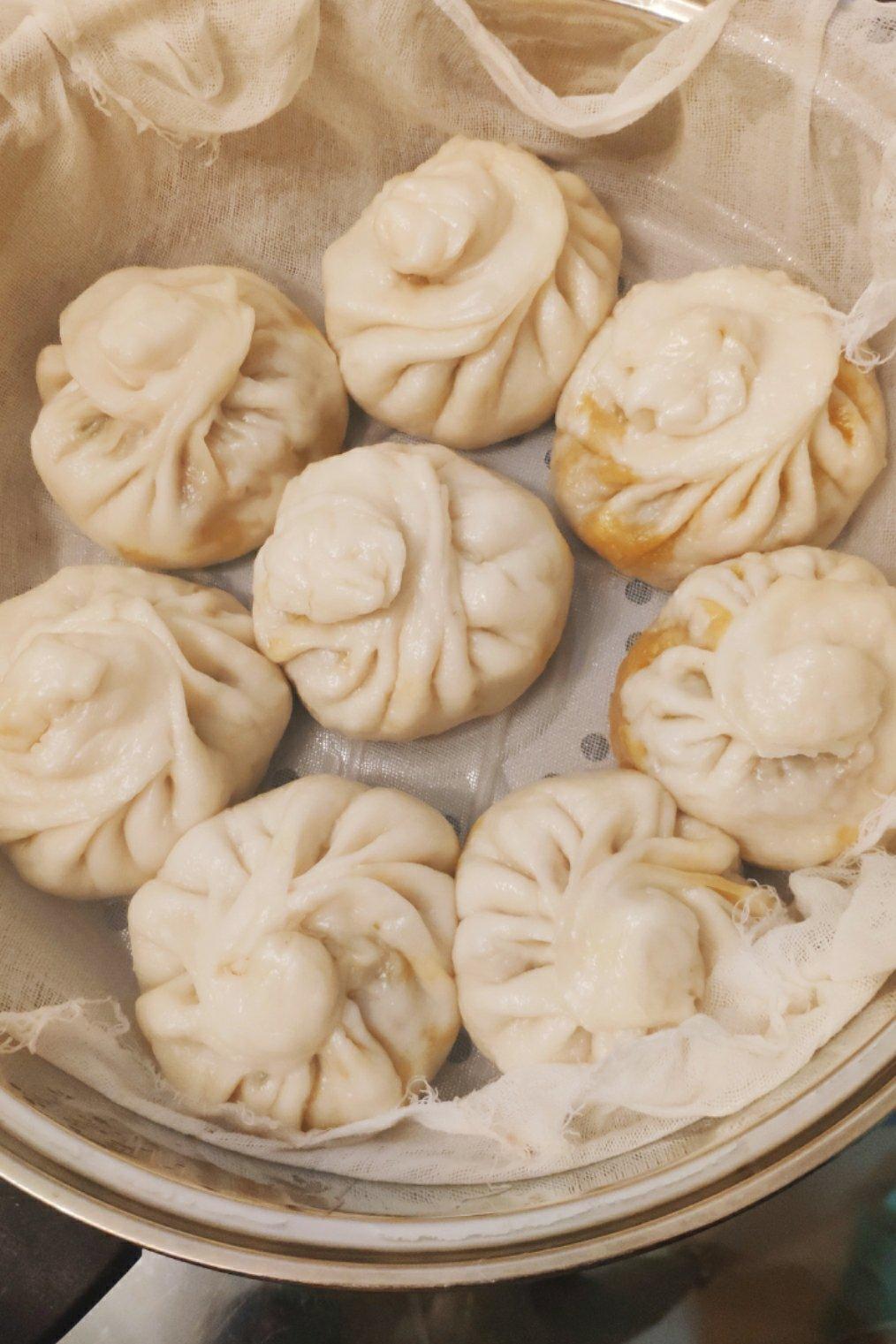 胡萝卜木耳鸡蛋素包子