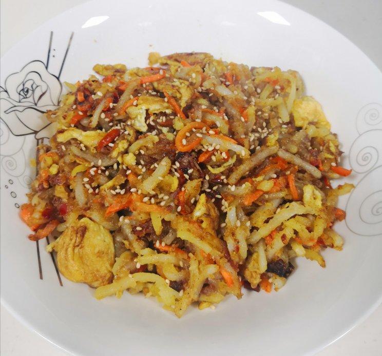 土豆胡萝卜蒸菜