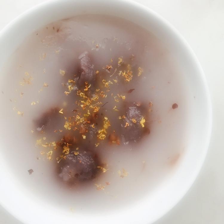 桂花藕粉圆子