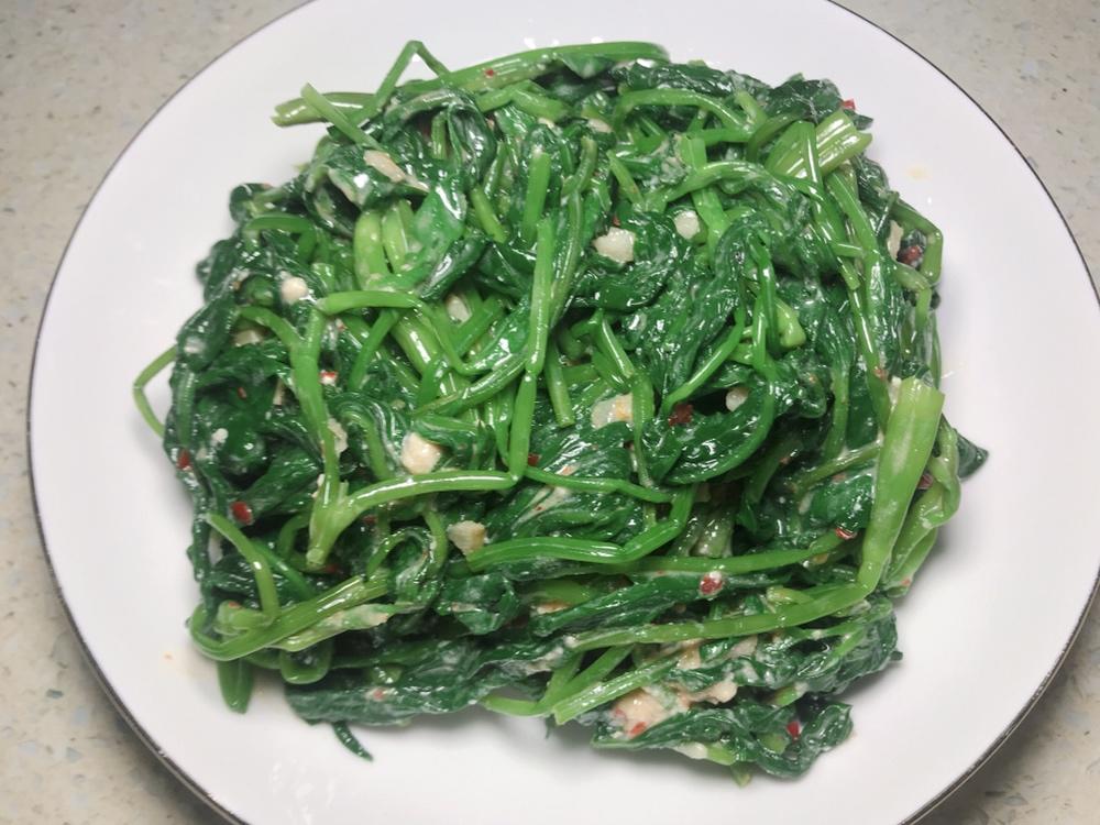 腐乳空心菜 蒜蓉通菜两种做法