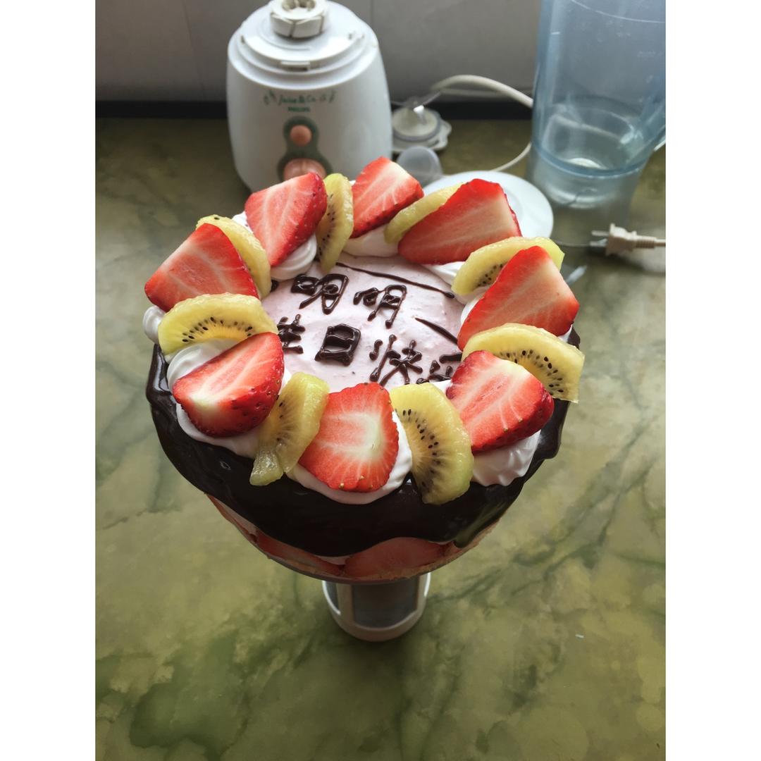 巧克力草莓慕斯蛋糕