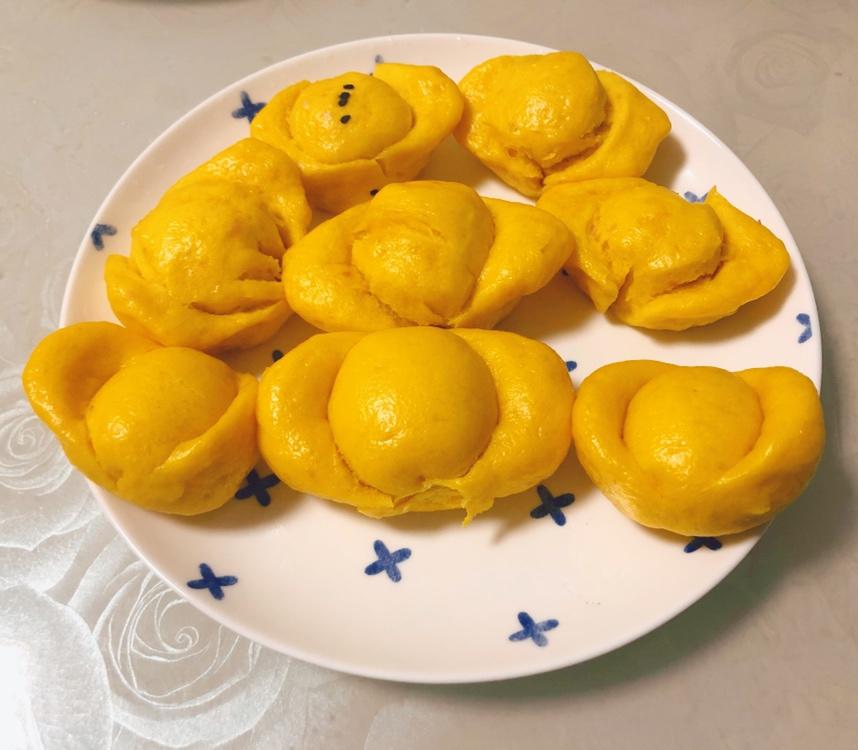 南瓜元宝馒头
