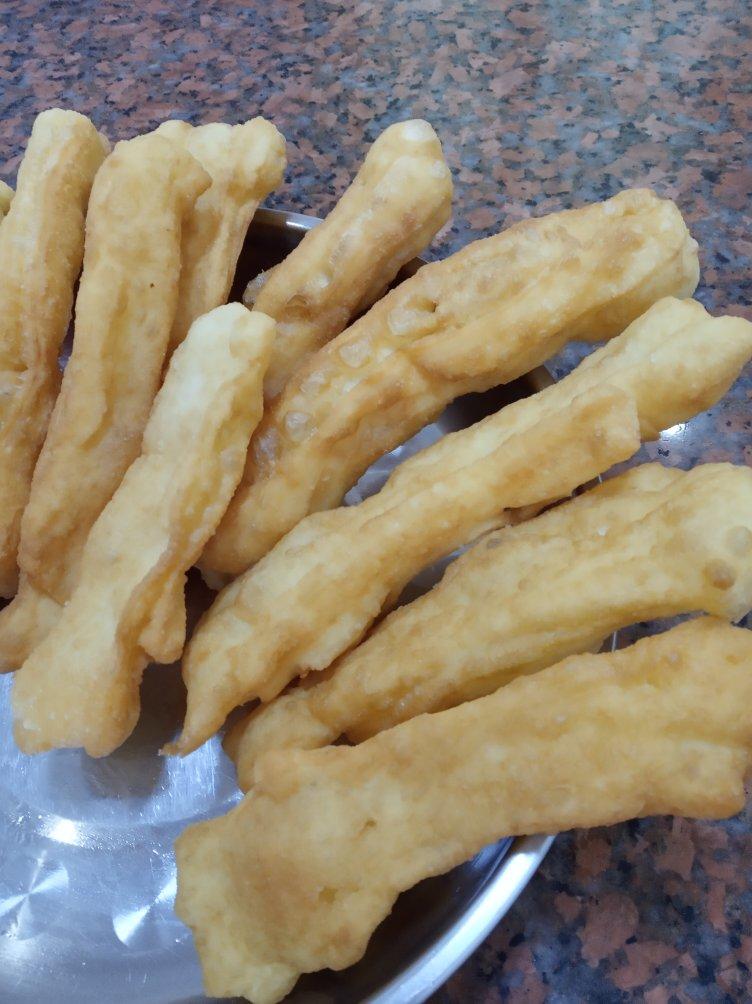 自制无泡打粉油条
