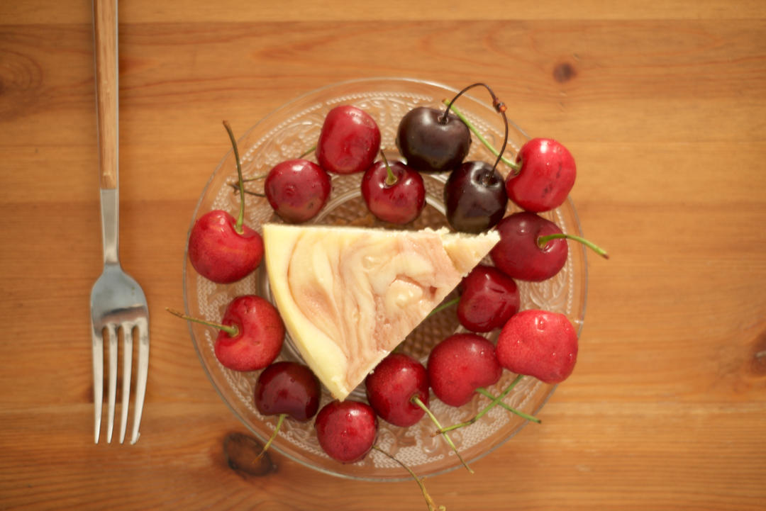 《Tinrry下午茶》教你做烤蓝莓重芝士蛋糕（6寸配方）