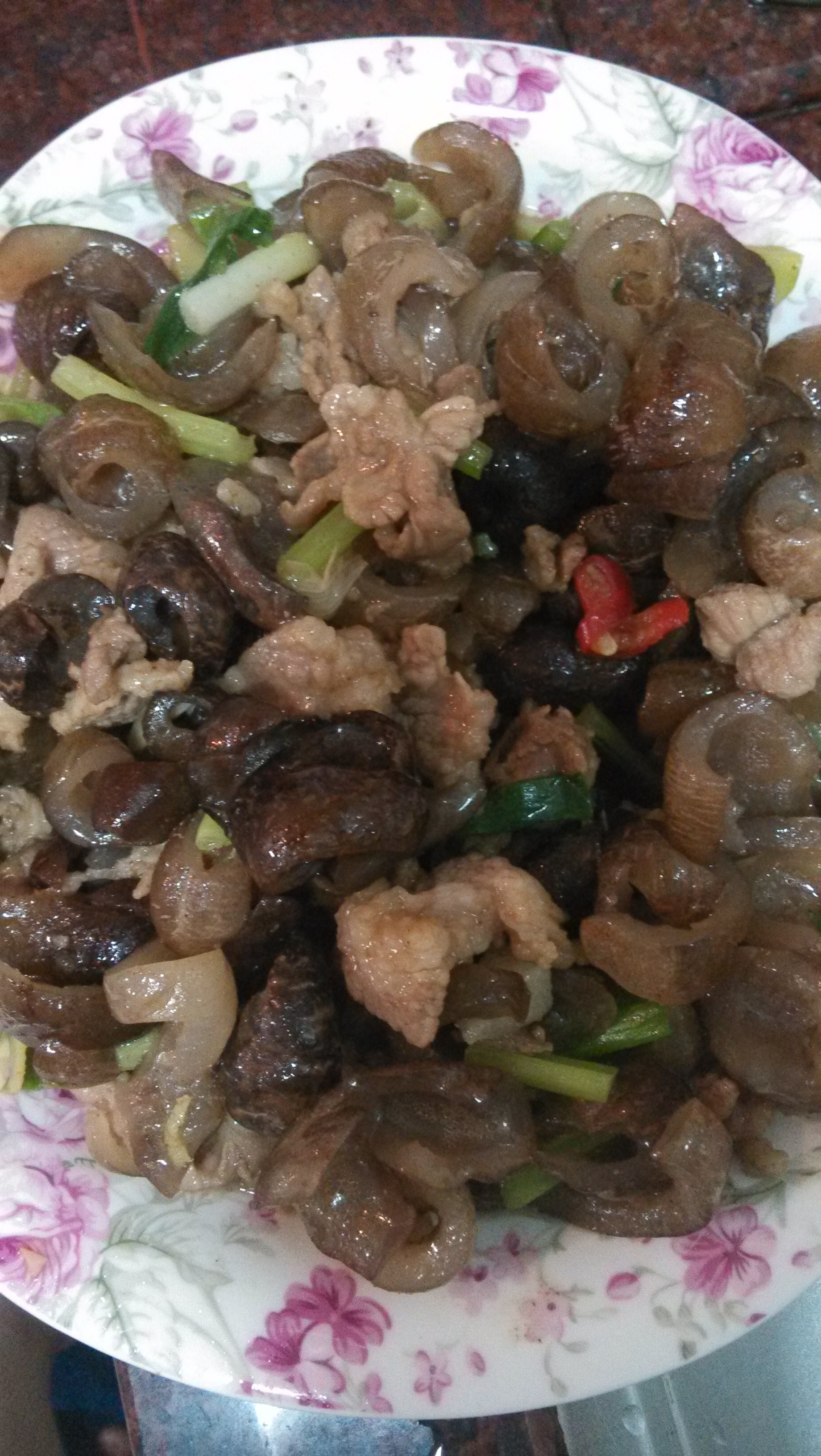 豆角肉末炒海参