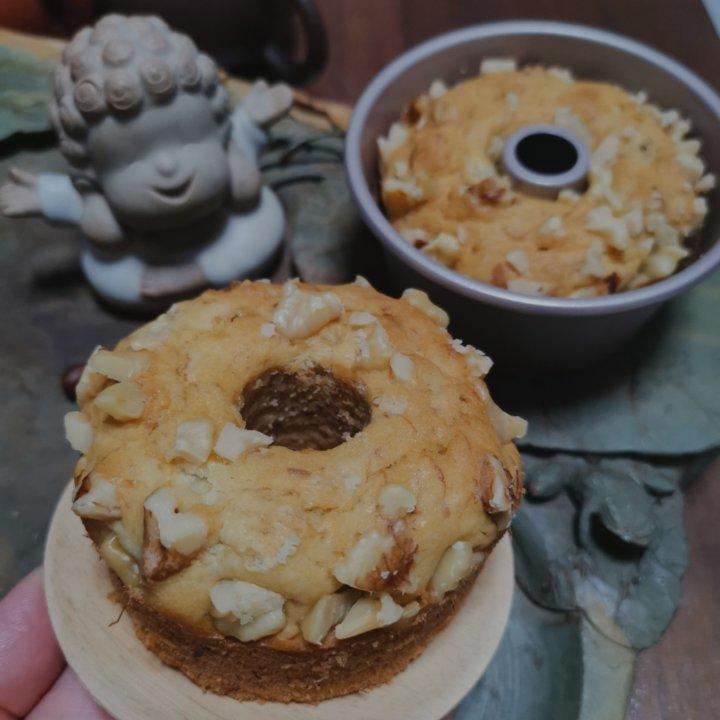 简简单单的香蕉核桃蛋糕（很香很香的咧）