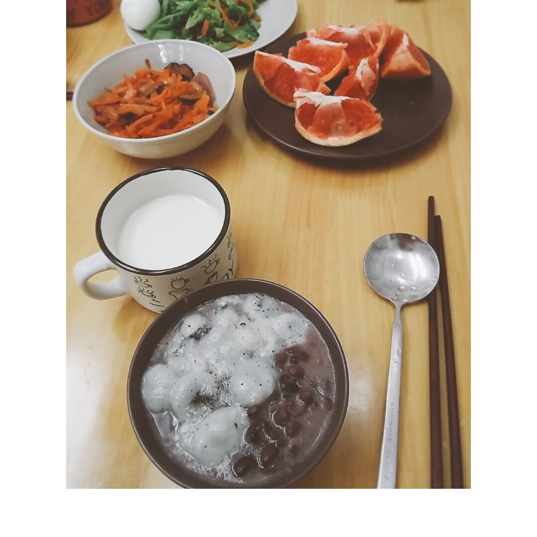 【众里寻他千百度】小圆子配蜜红豆抹茶软雪糕