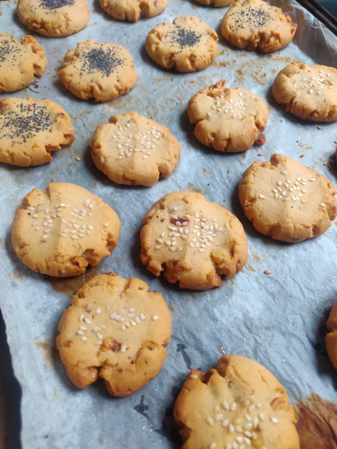 酥掉渣的核桃酥🍪零基础，超简单