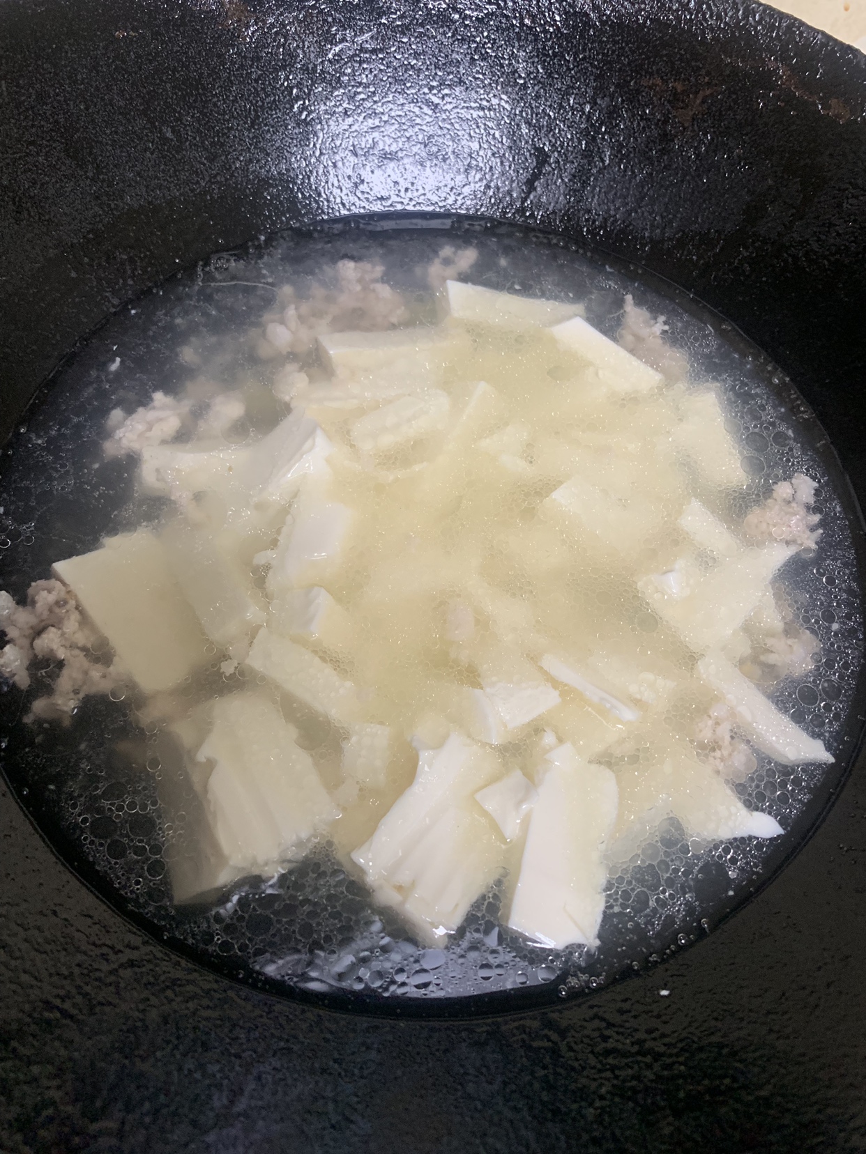 荠菜豆腐羹的做法 步骤9