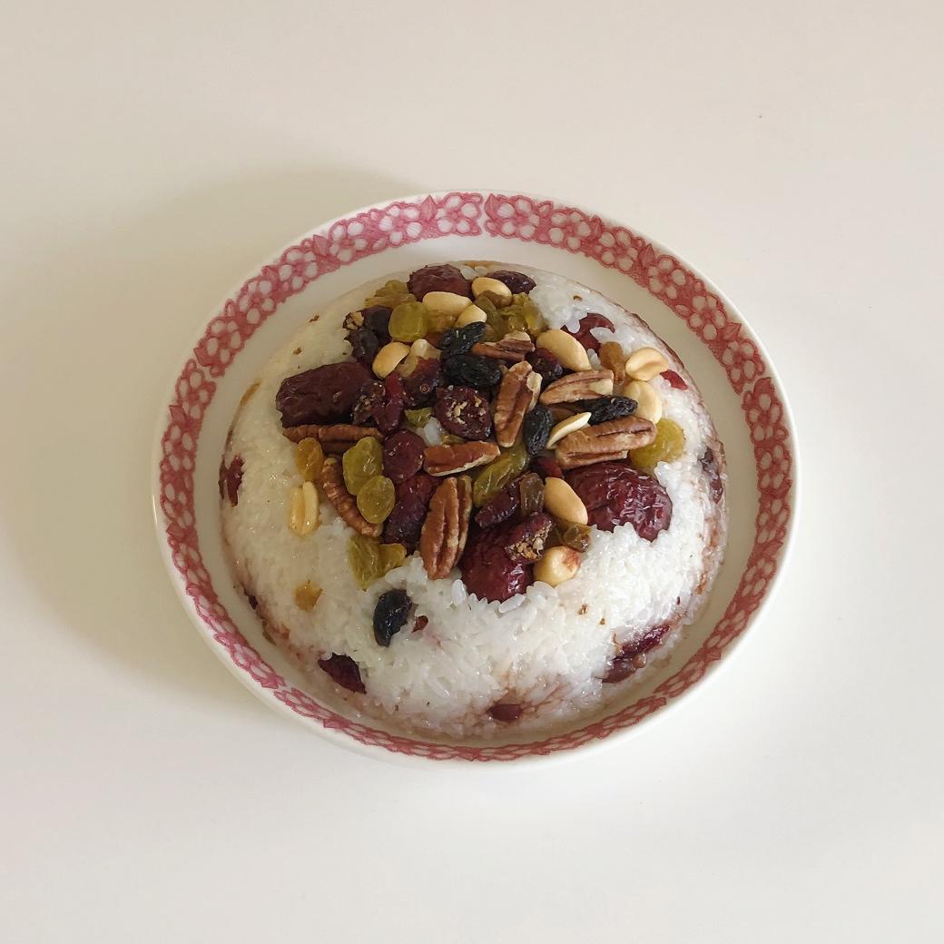 桂花豆沙八宝饭