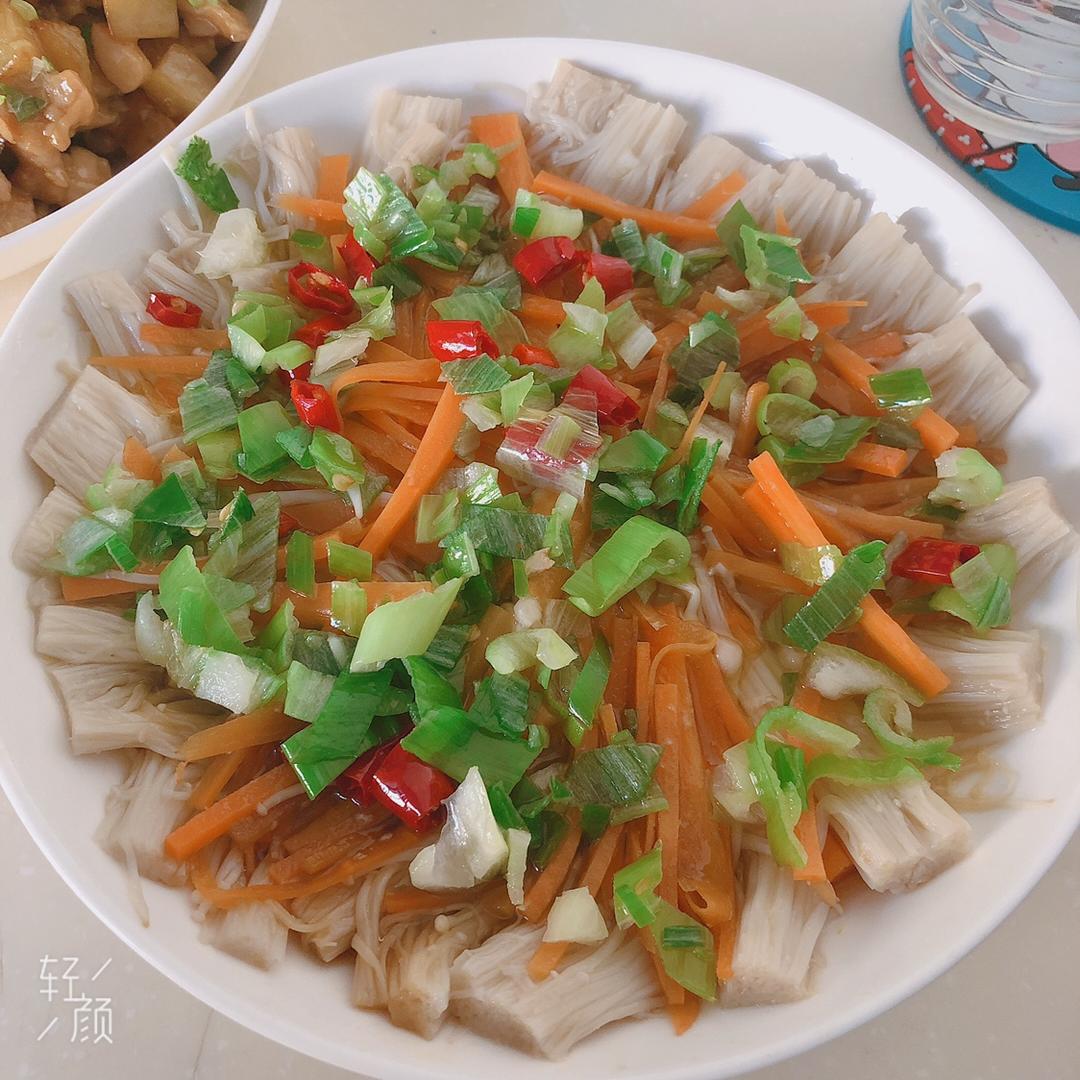 油泼金针菇