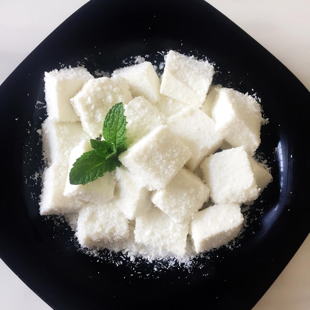 优晗做的南洋椰奶糕的做法