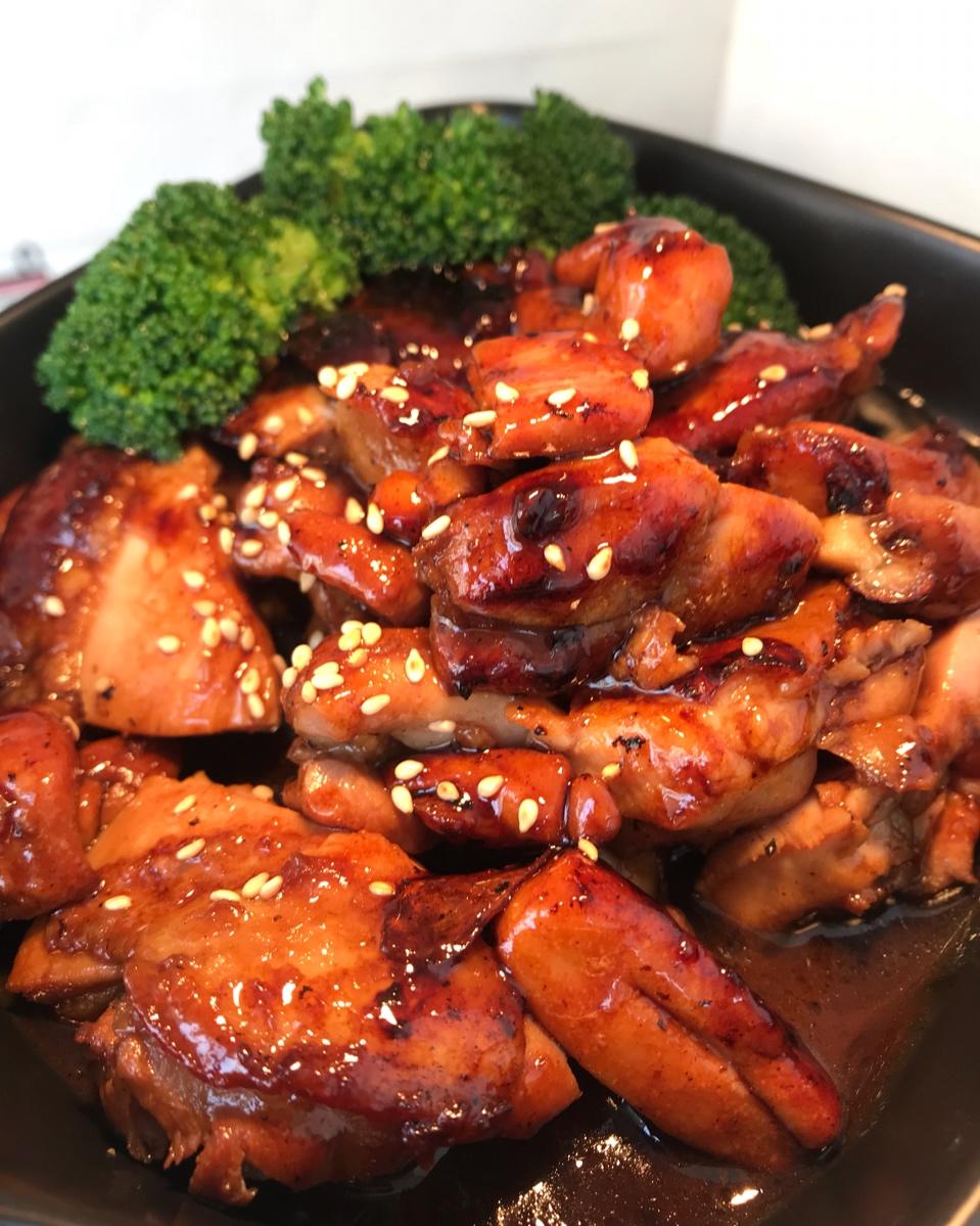 简单快手照烧鸡腿饭