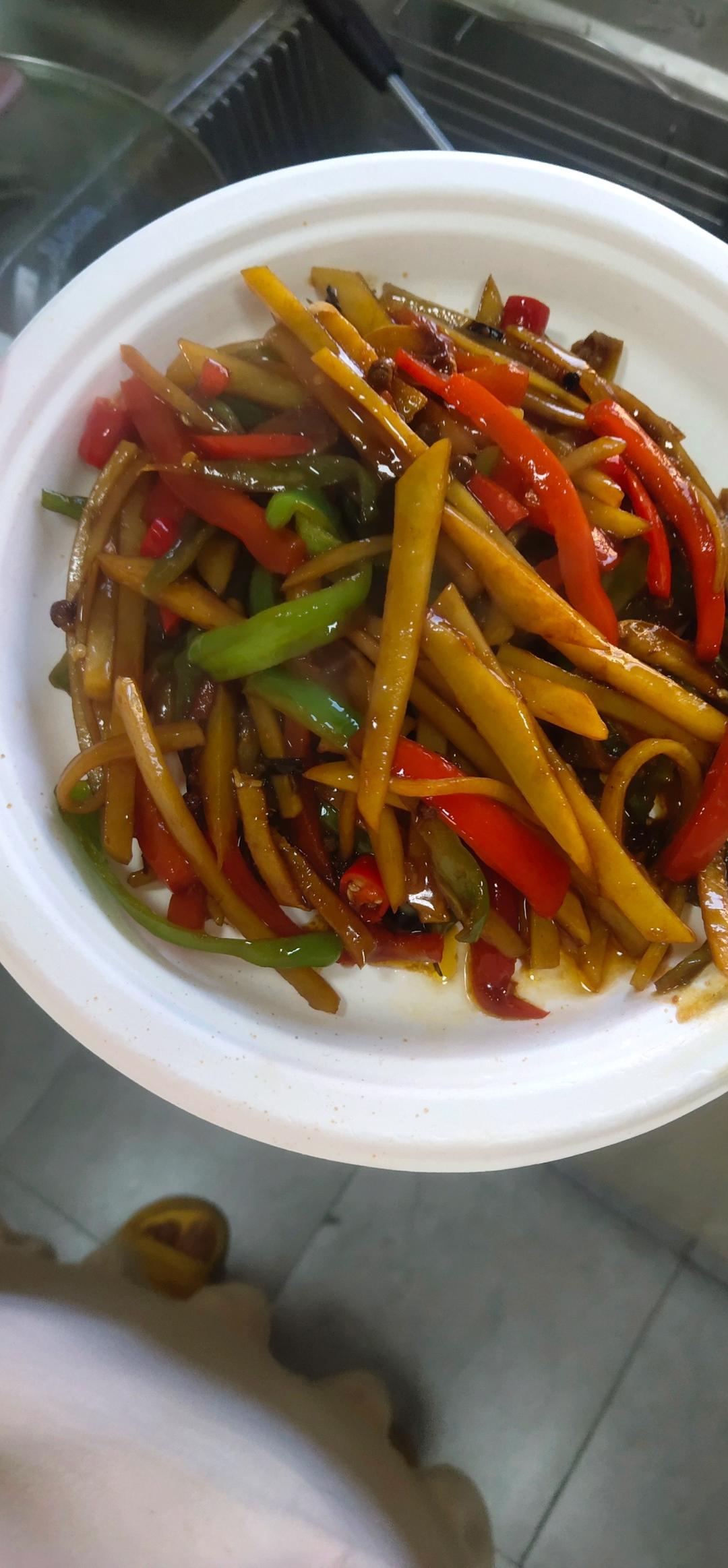 炒土豆丝（秘诀）