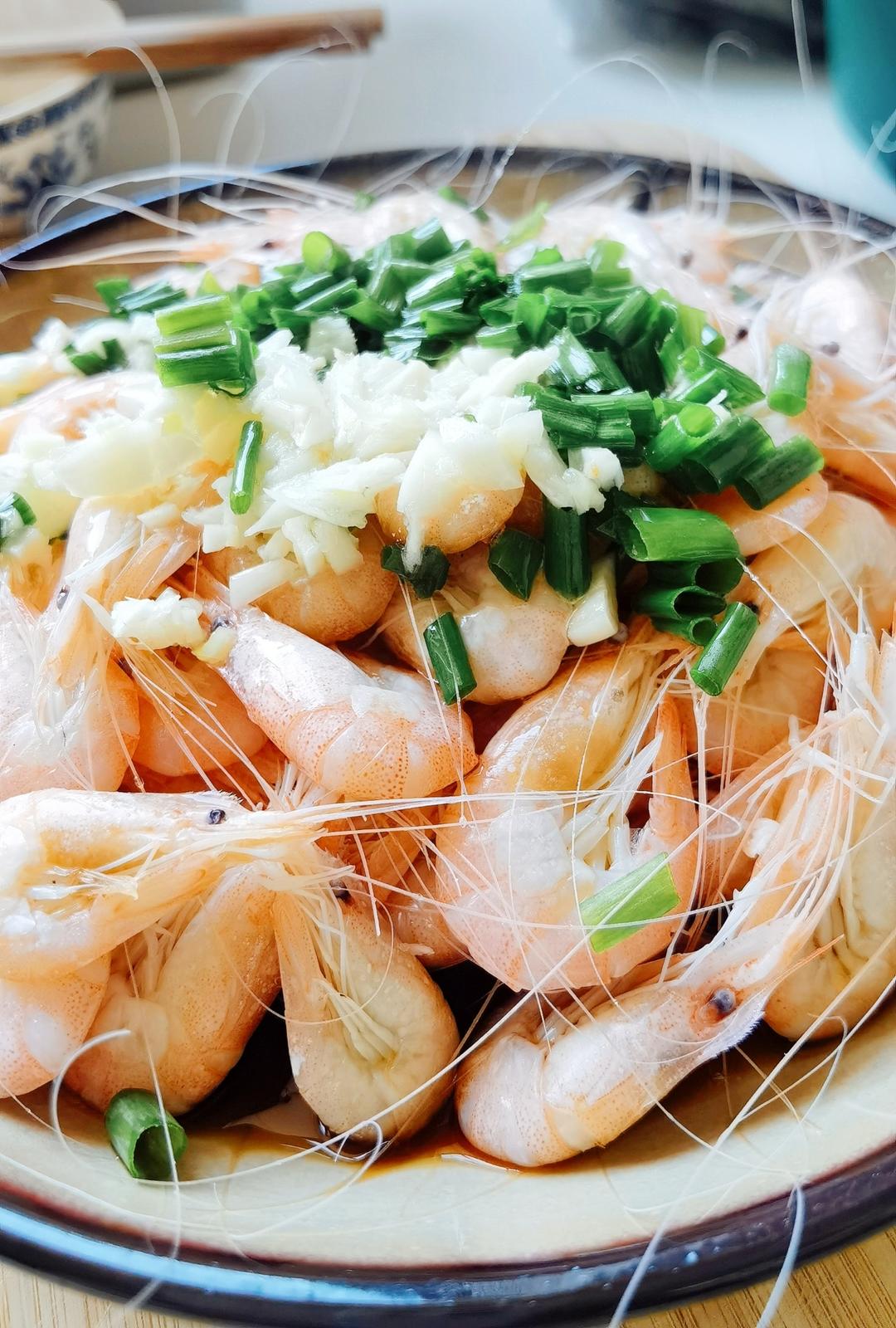十分钟一道菜～豉油蒜香白米虾（时不时会想起它）
