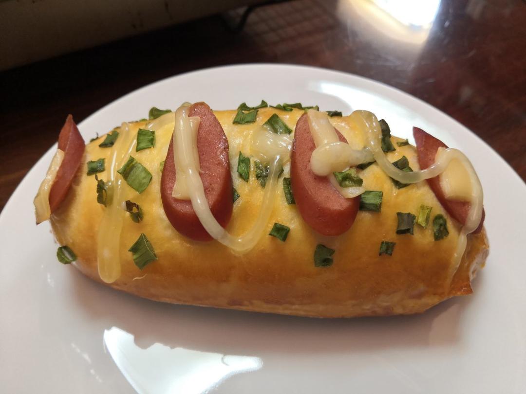 香葱火腿肉松面包