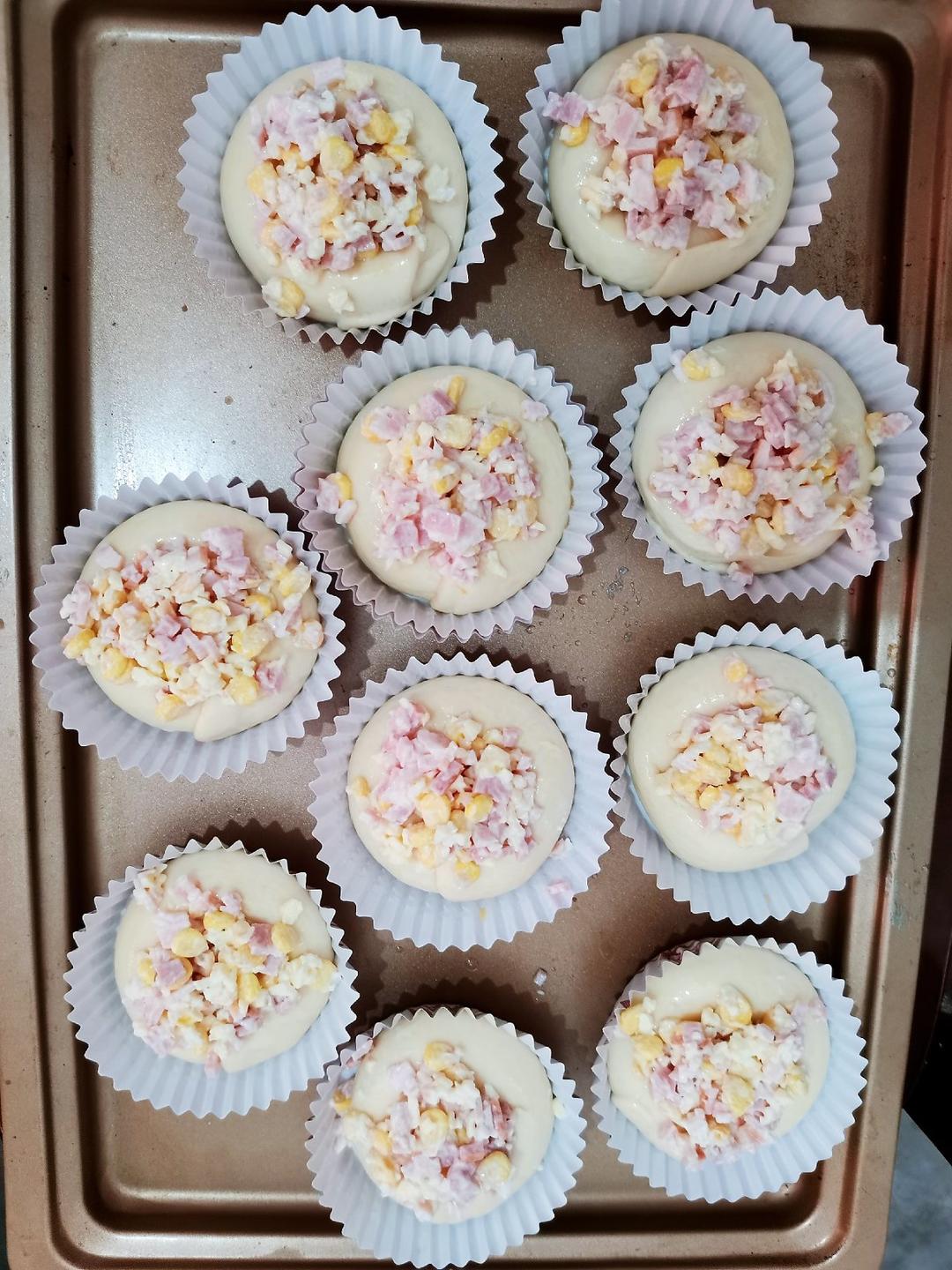 玉米火腿奶酪包