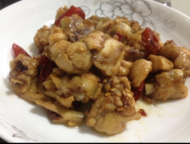 蚝油辣鸡丁