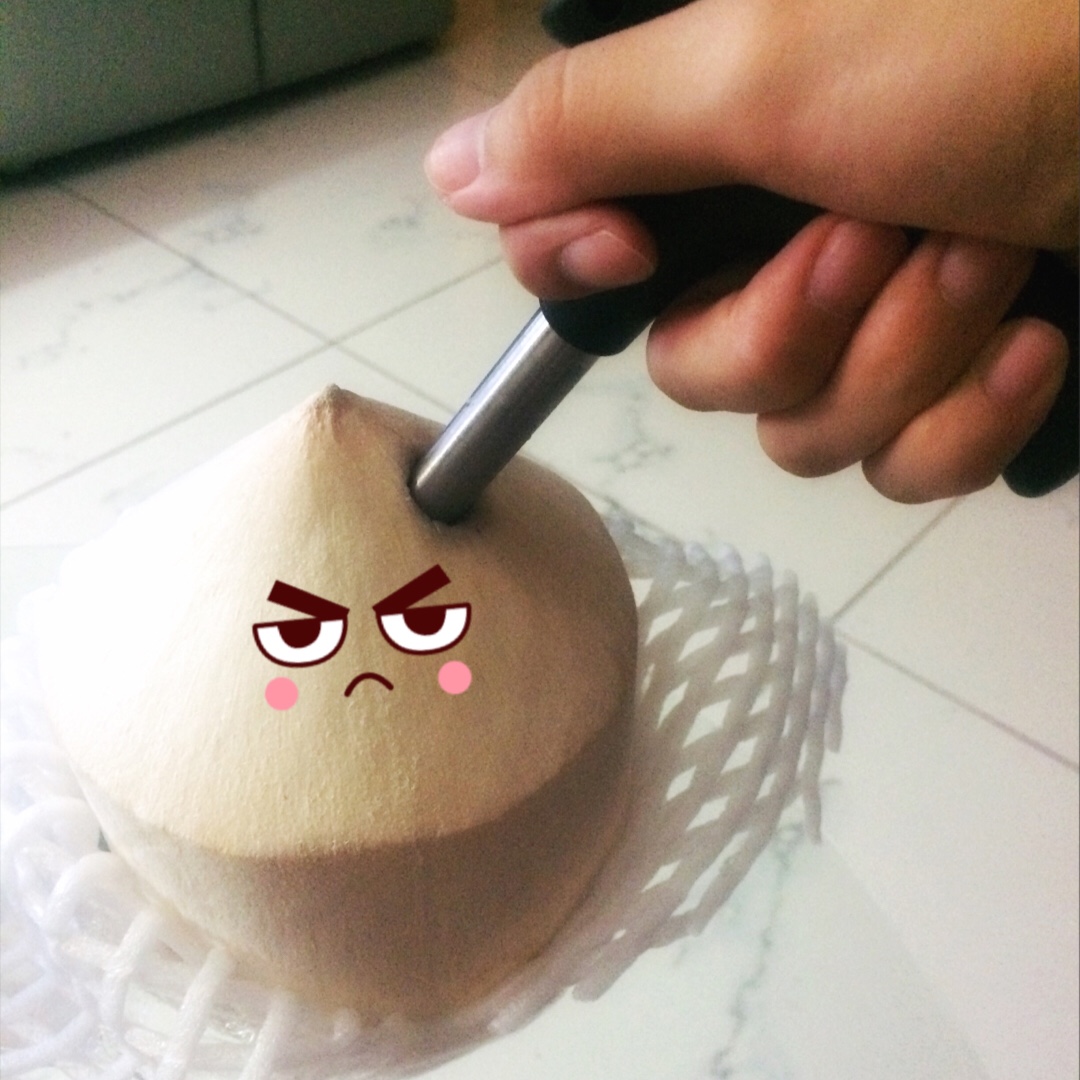 喝椰汁也要吃椰肉