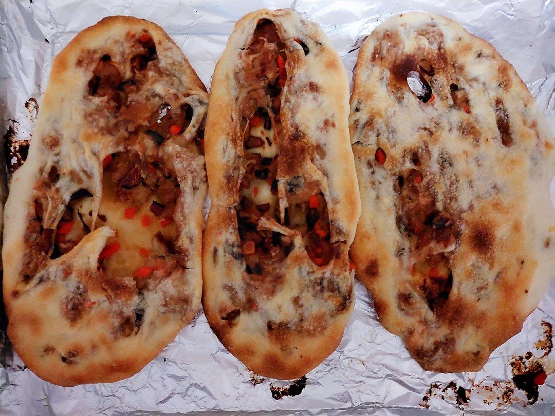 在家就能做的～街头小吃❗️❗️鲜肉锅盔