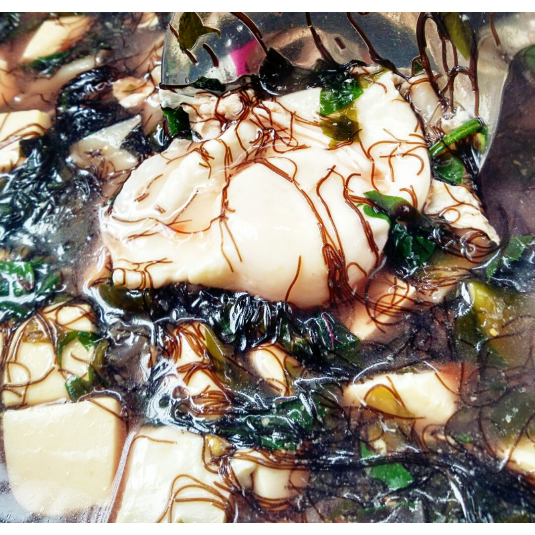 发菜香菇虾仁汤
