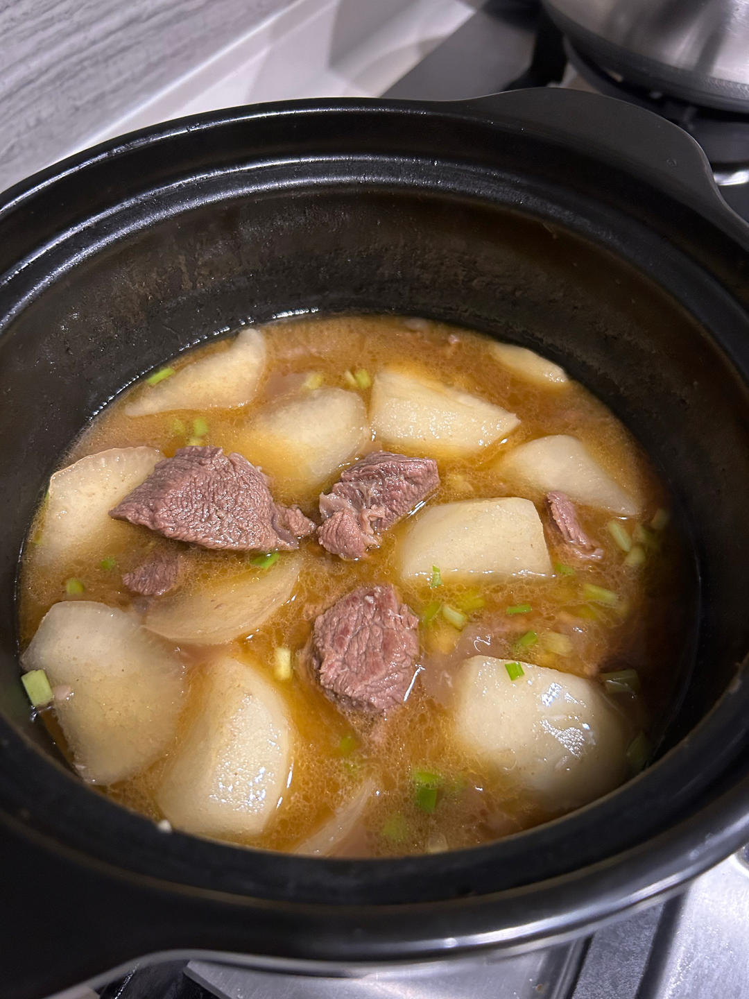沙茶酱牛腩煲