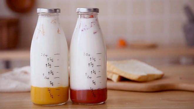 夏日网红草莓牛奶/芒果牛奶（含视频）的做法