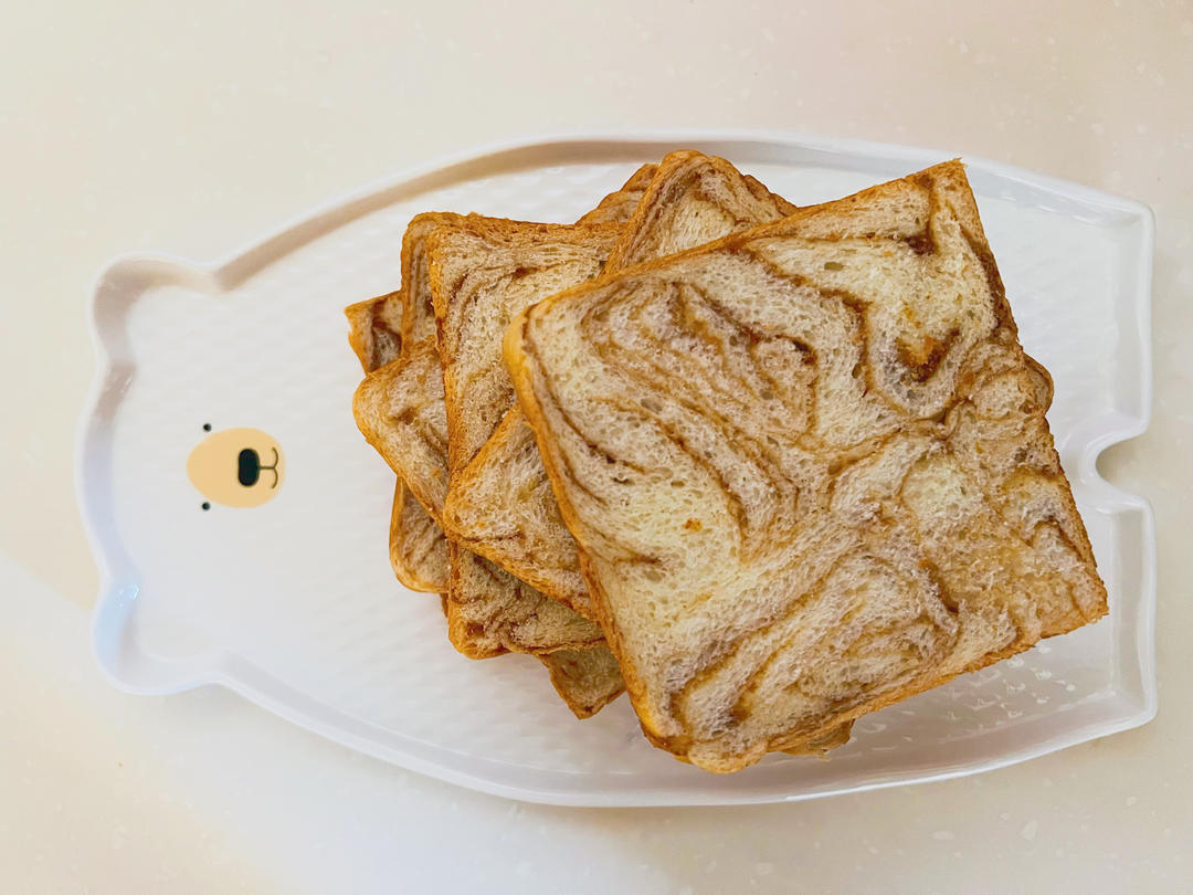 豆沙大理石吐司