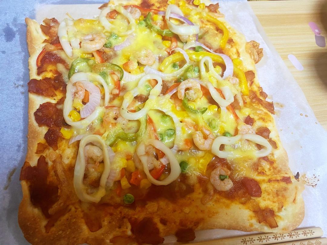 脆皮夏威夷披萨—其实它就是个薄饼！