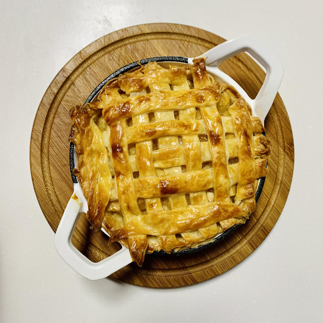 简易快手苹果派
