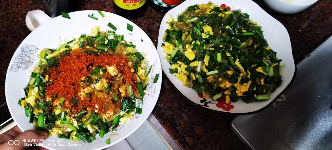 皮薄如纸的韭菜馅饼|免揉面法