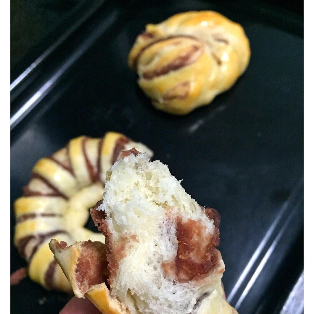花式豆沙面包