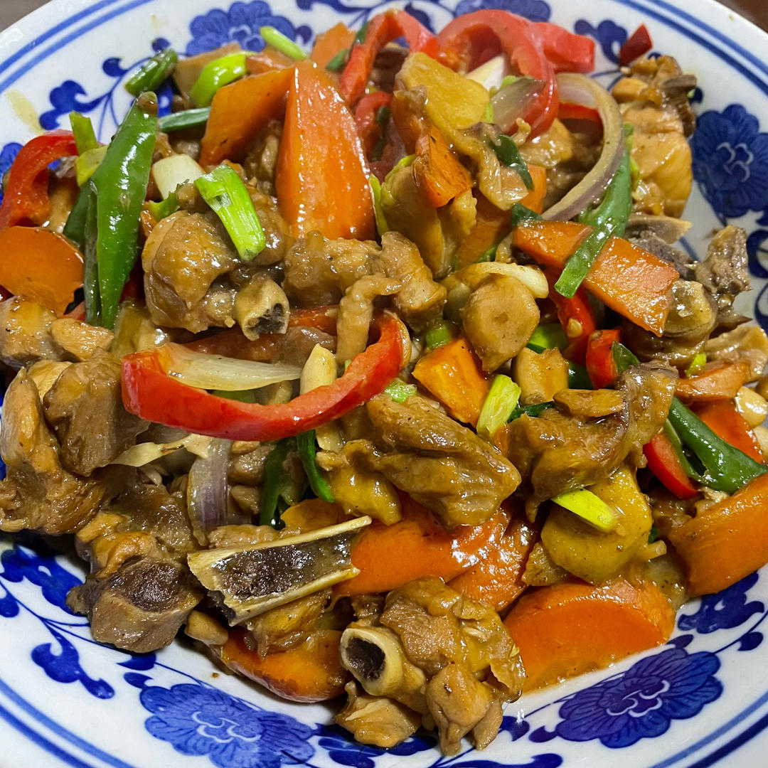 最简单的鸡肉做法——家常生炒鸡