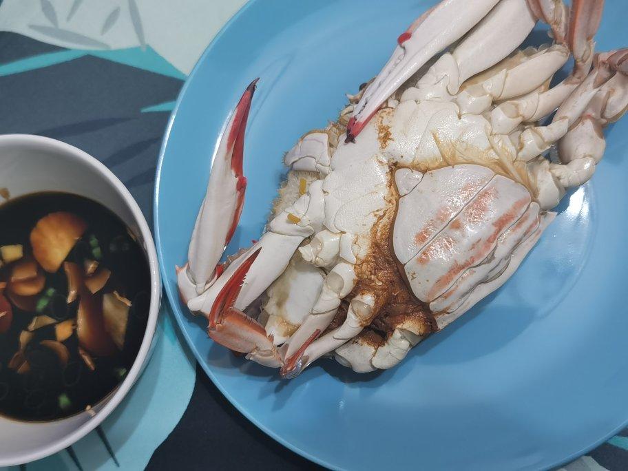 家常版清蒸梭子蟹，用料简单