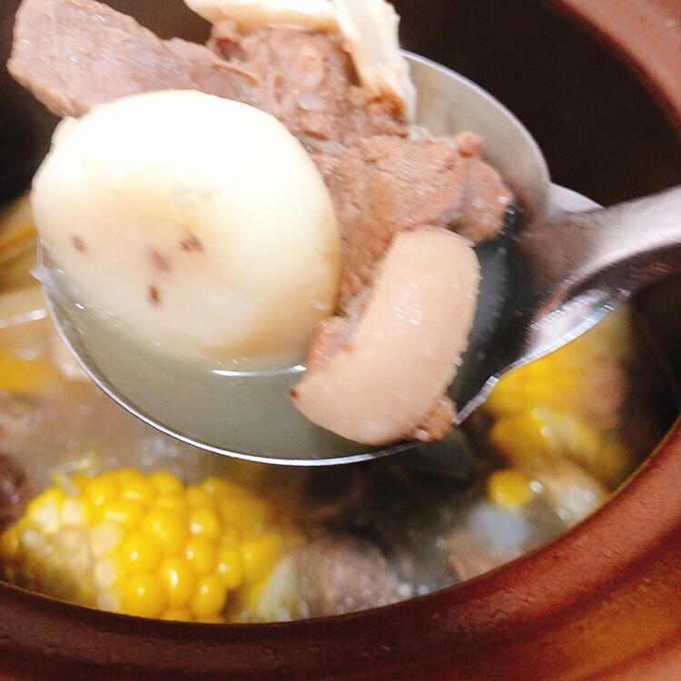 清香甘甜羊肉汤（配甘蔗马蹄白萝卜）