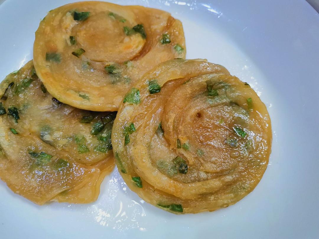 快手懒人版葱油饼❗️㊙️简单易做❗️超级酥脆❗️