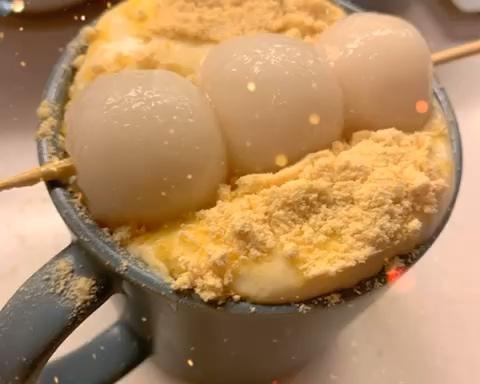 网红半仙豆夫糯米丸子豆乳奶茶的做法