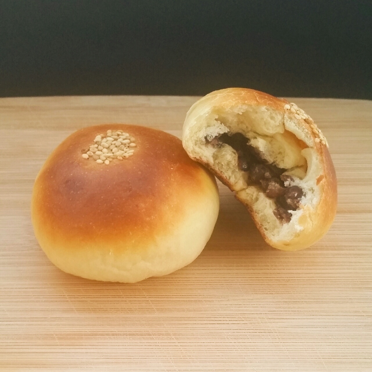 riviere做的日式传统红豆面包