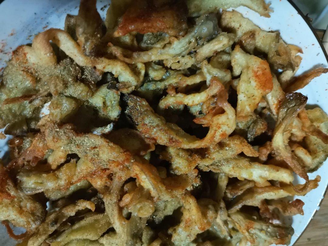 椒盐蘑菇-超好吃的下酒菜