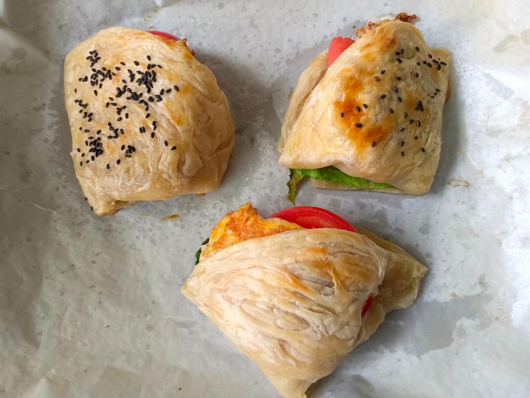 手抓饼新吃法！做成三明治，真的绝！