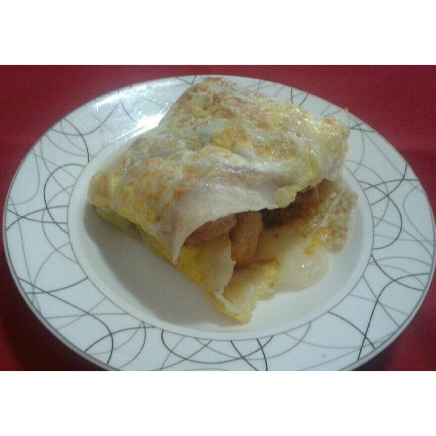 馄饨皮版薄脆煎饼果子