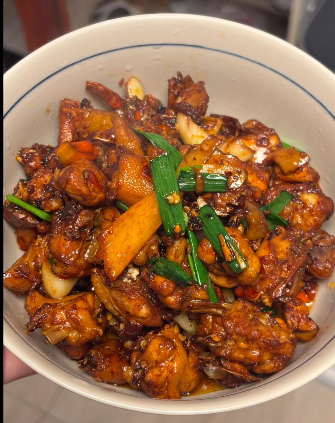 炒鸡肉（新鲜鸡多洗几遍直接炒）