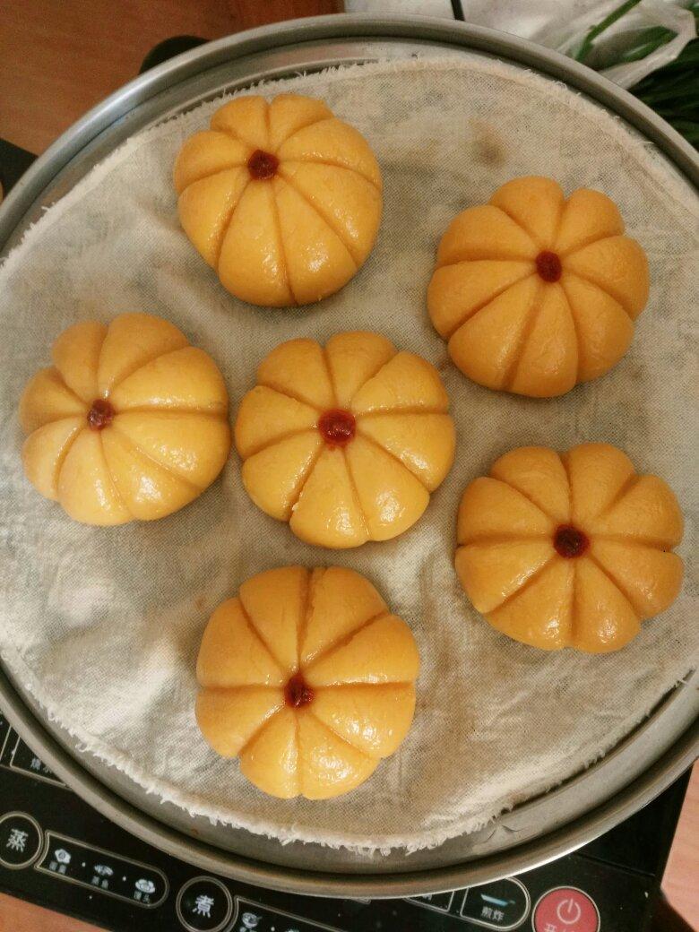 蒸南瓜糯米饼