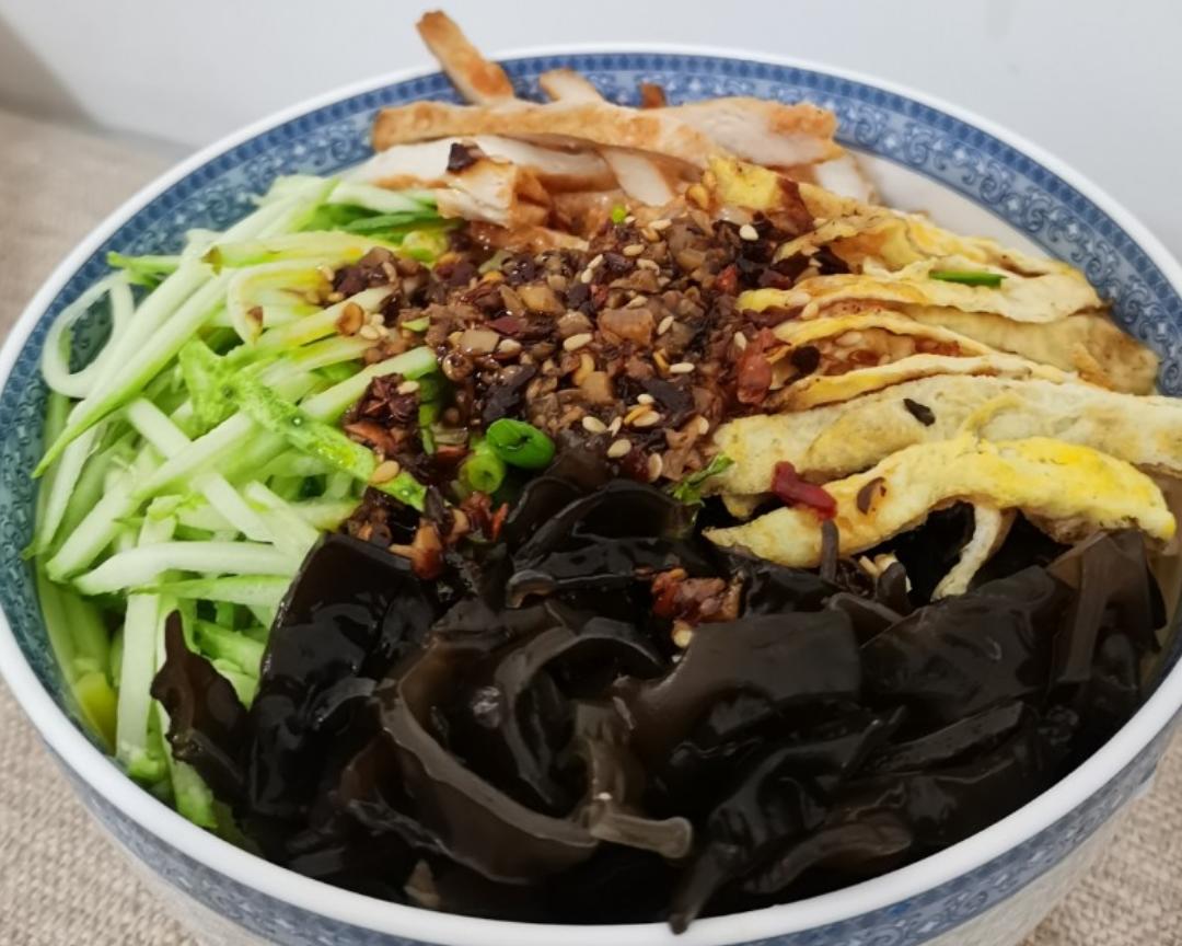 碱水面凉面（两人份）的做法